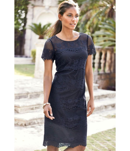 Robe fourreau mi longue