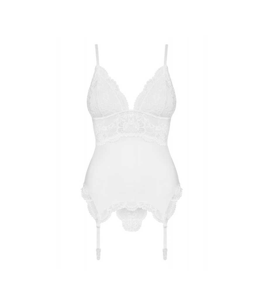 810-COR-2 Guêpière - Blanc