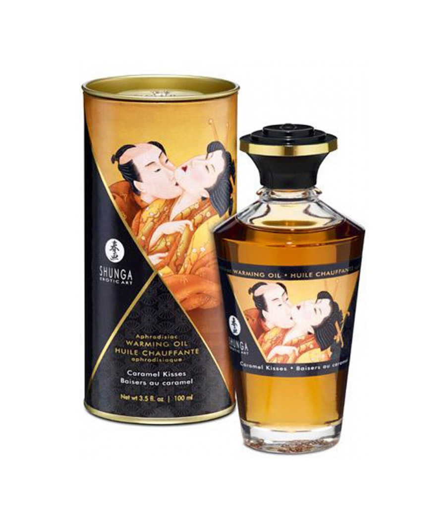 Huile chauffante aphrodisiaque - Baisers caramel