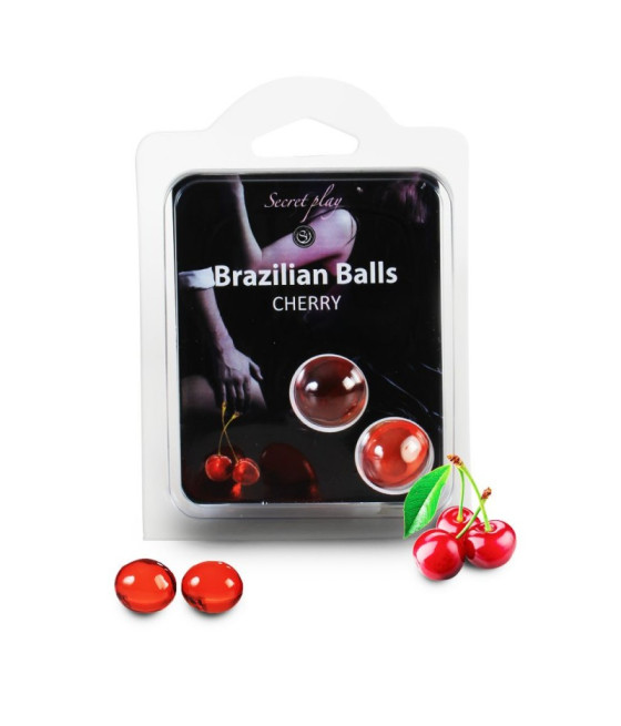 Duo Brazilian Balls Cerise 3385-6