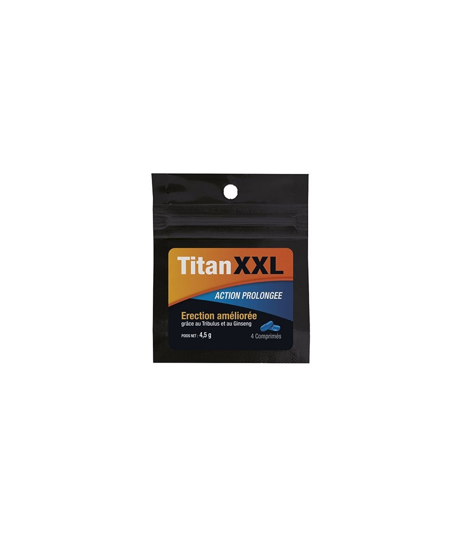 Titan XXL Homme - 4 comprimés
