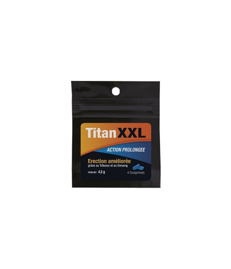 Titan XXL Homme - 4 comprimés