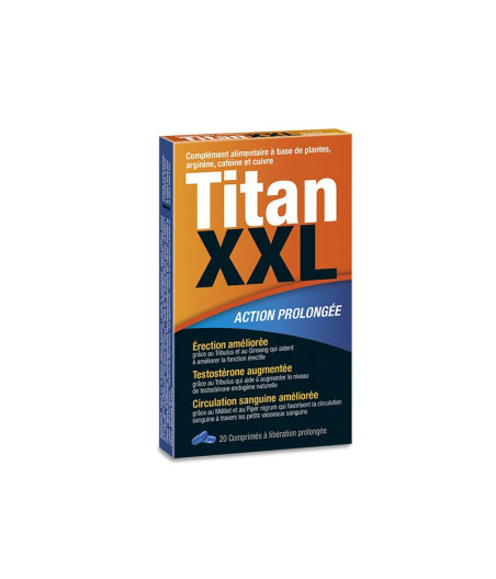Titan XXL Homme - 20 gélules