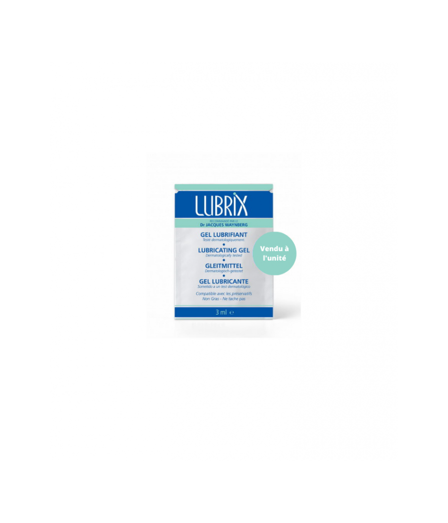 Dosette gel lubrifiant 3ml Lubrix