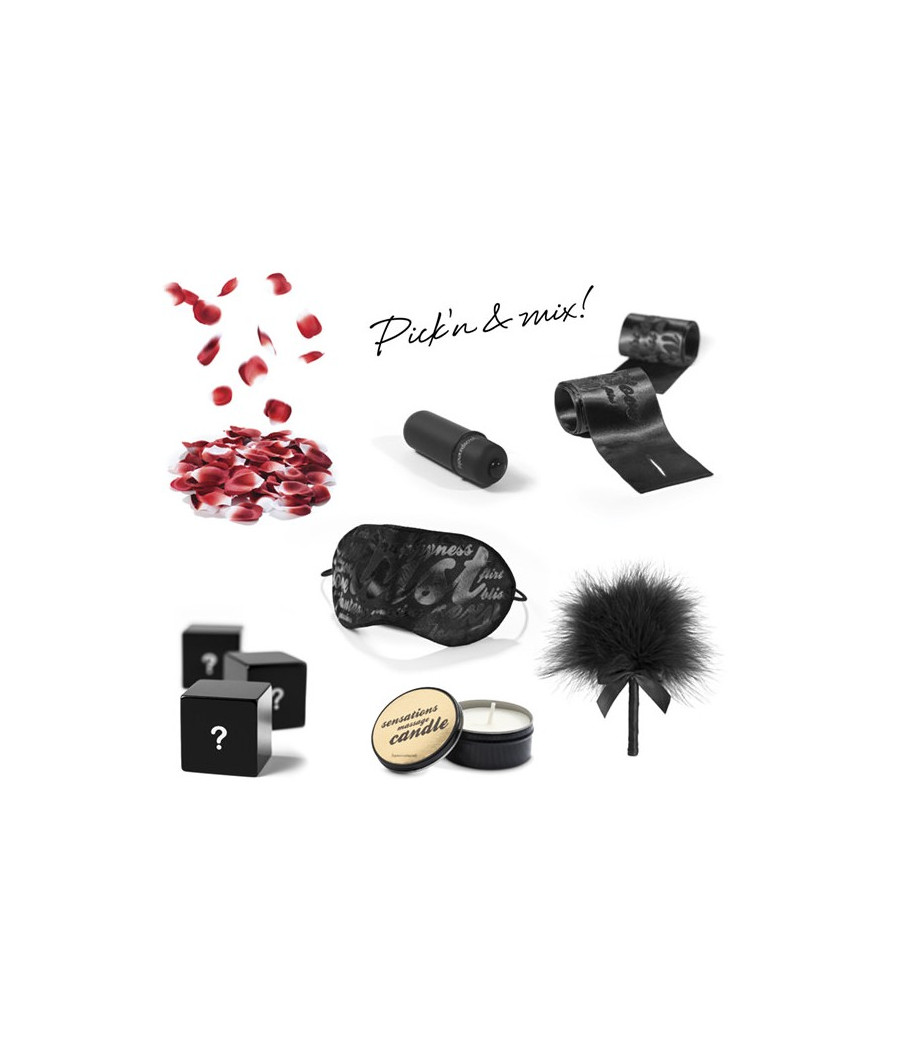 Menottes sensuelles - Liens en satin - Noir