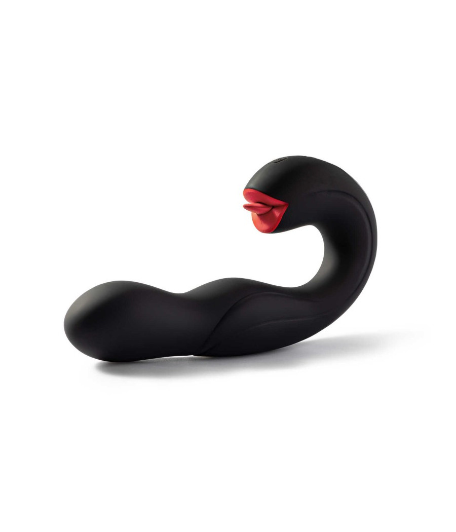 Joi Pro 2 Black - Vibrateur - lécheur de clitoris rotatif à tête télécommandée pour le point G