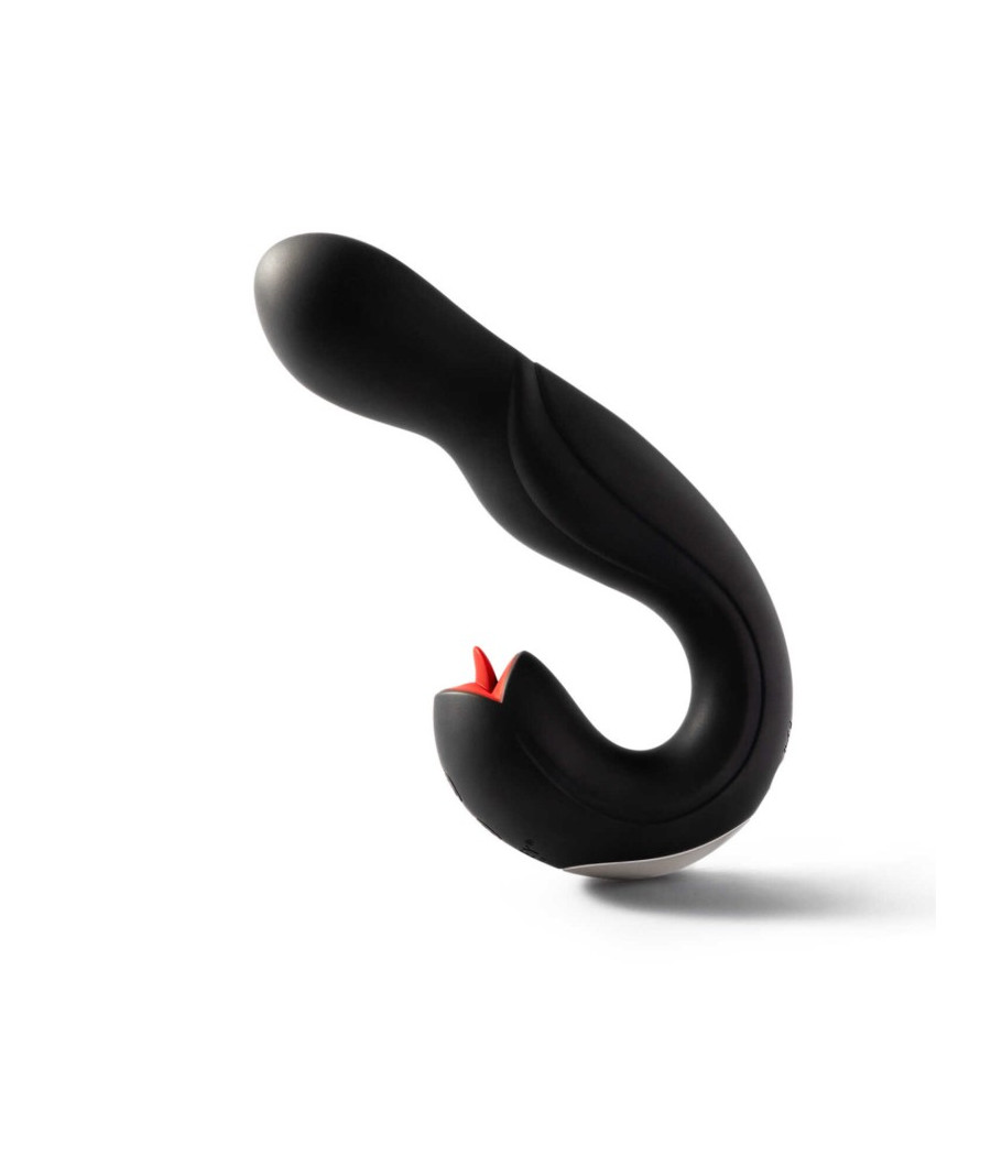 Joi Pro 2 Black - Vibrateur - lécheur de clitoris rotatif à tête télécommandée pour le point G