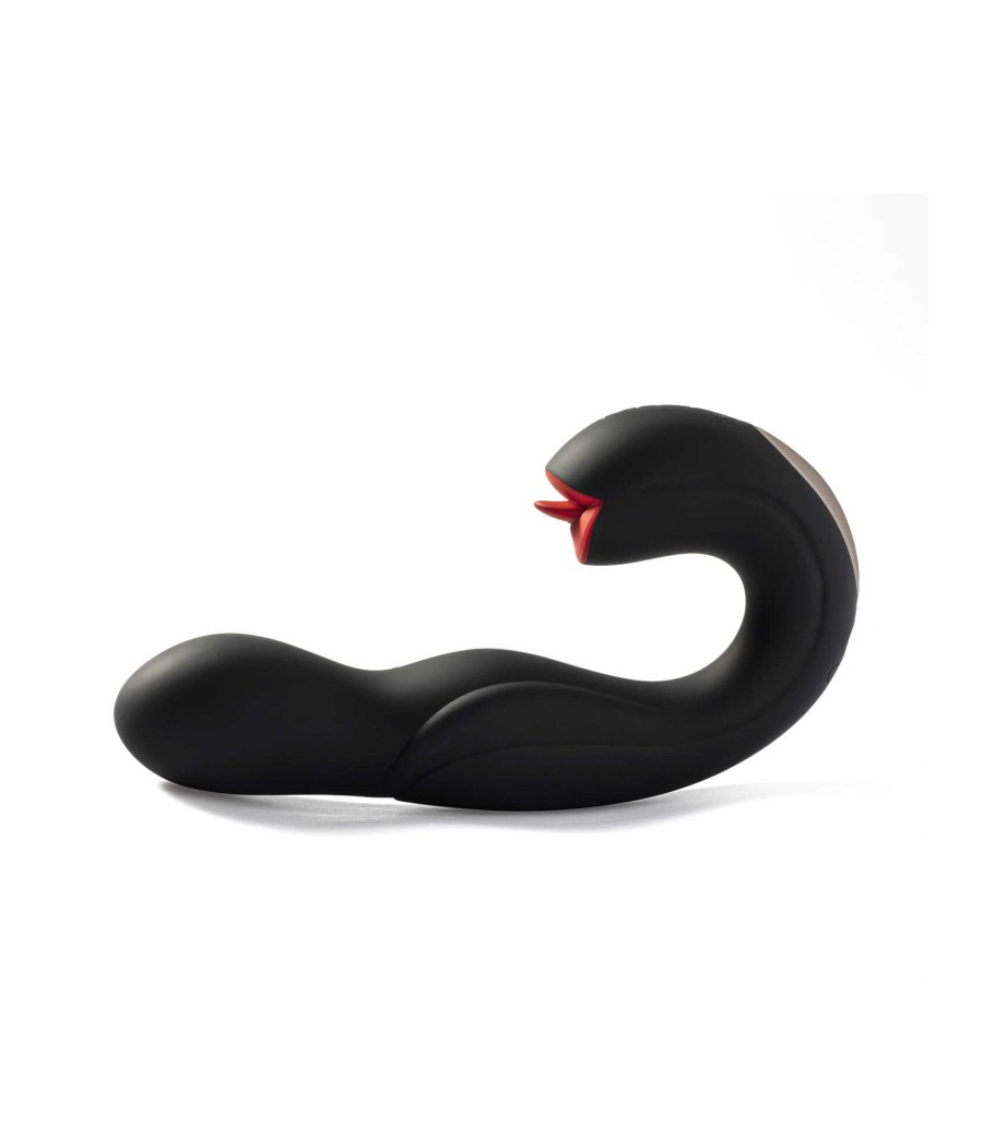 Joi Pro 2 Black - Vibrateur - lécheur de clitoris rotatif à tête télécommandée pour le point G