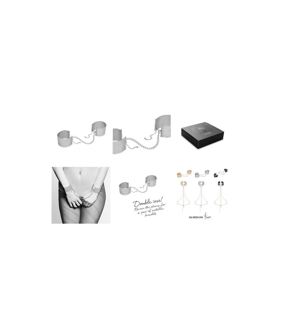 Desir Métallique - Menottes Bracelets - Argent
