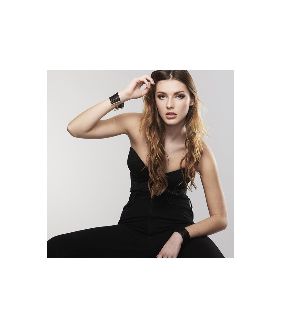 Désir Métallique - Menottes Bracelets - Noir