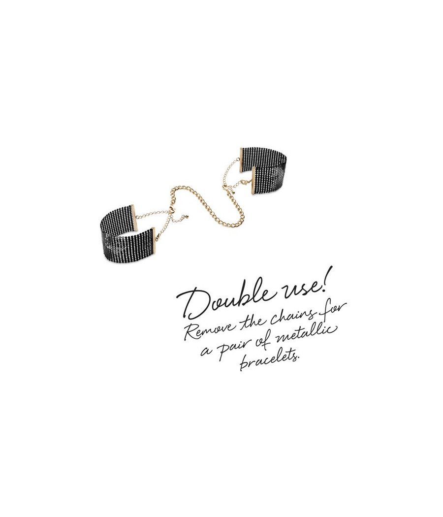 Désir Métallique - Menottes Bracelets - Noir