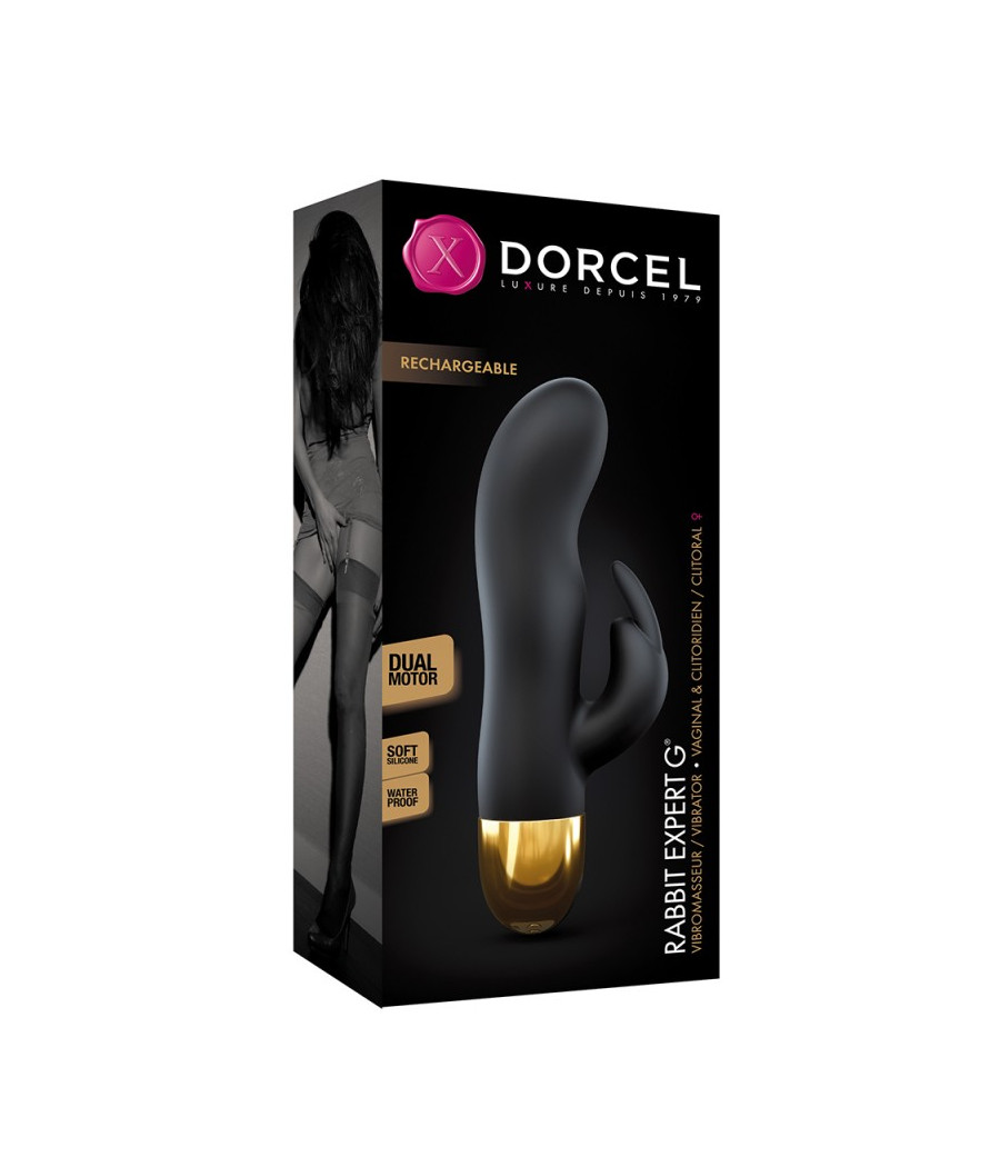 Vibromasseur Rabbit Expert G - Noir et Or