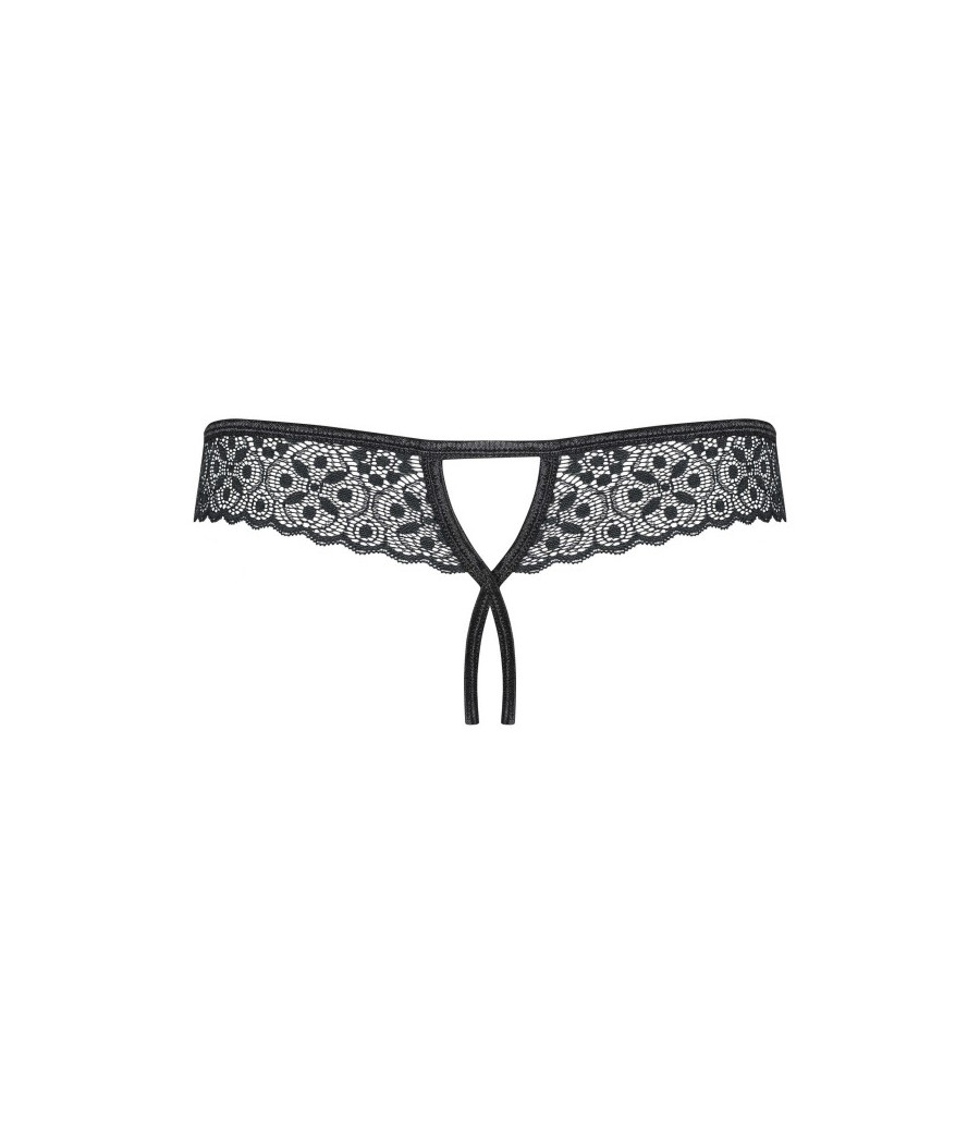 Shibu String ouvert - Noir