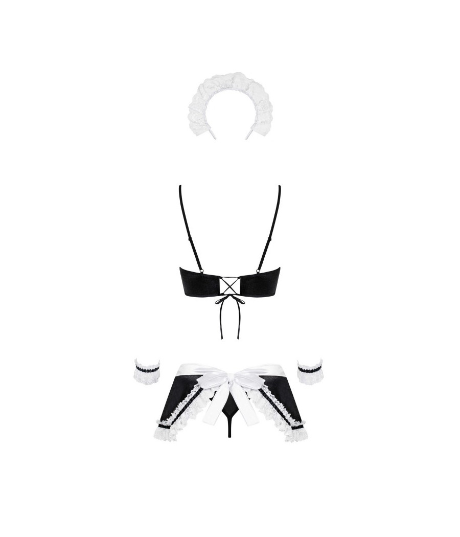 Maid set Costume de soubrette - Noir