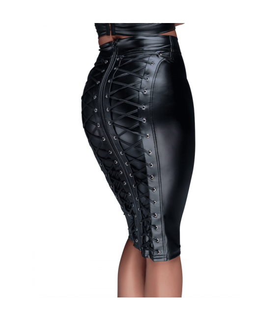 F152 Jupe crayon Powerwetlook