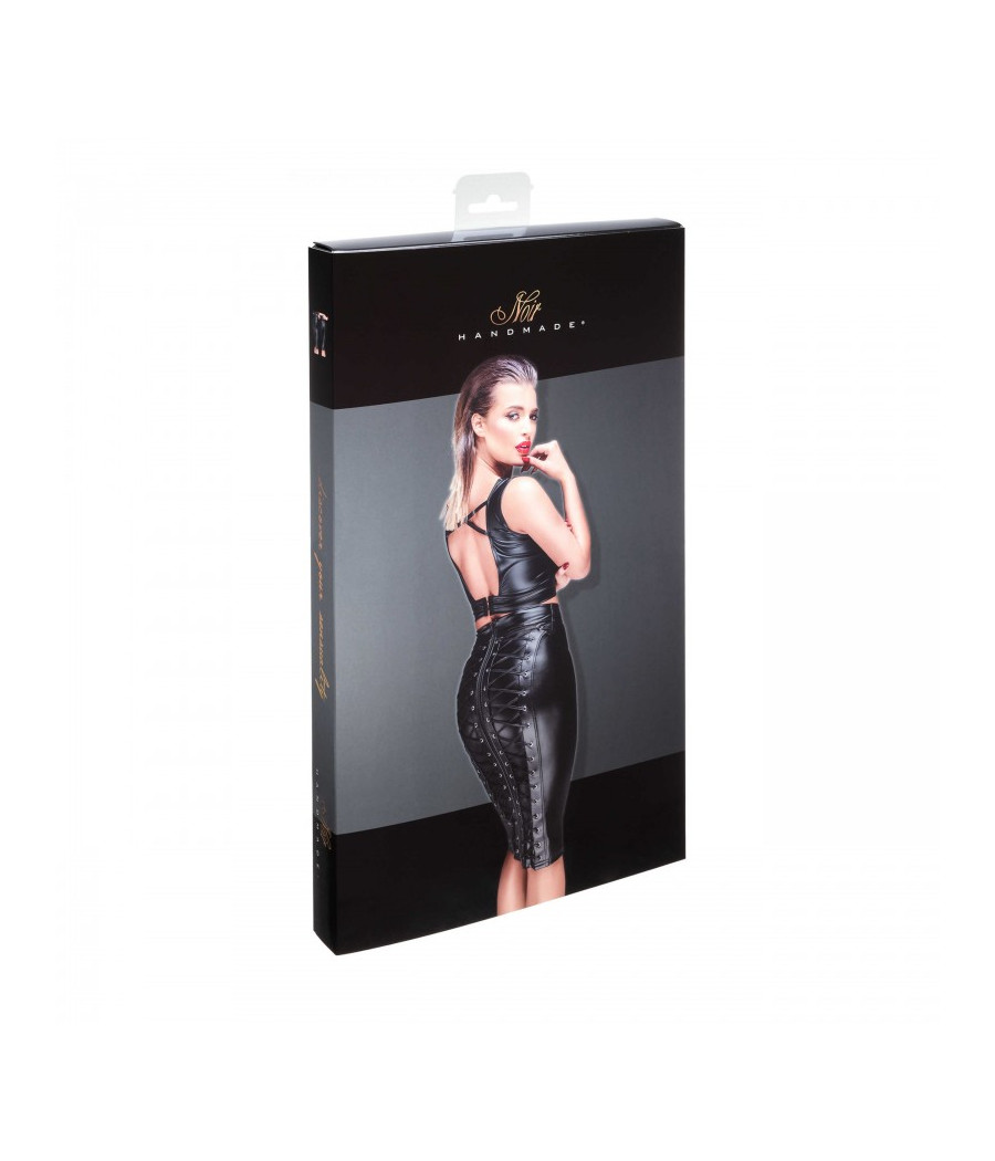 F152 Jupe crayon Powerwetlook