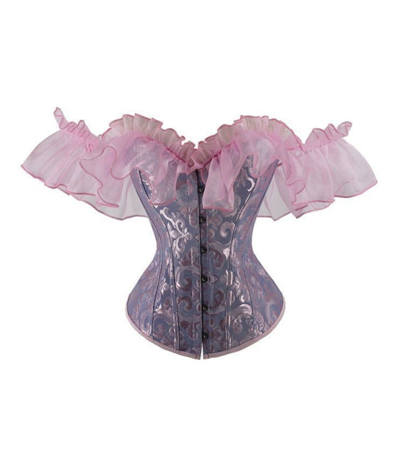 Corset Bustier Overbust épaules dénudées