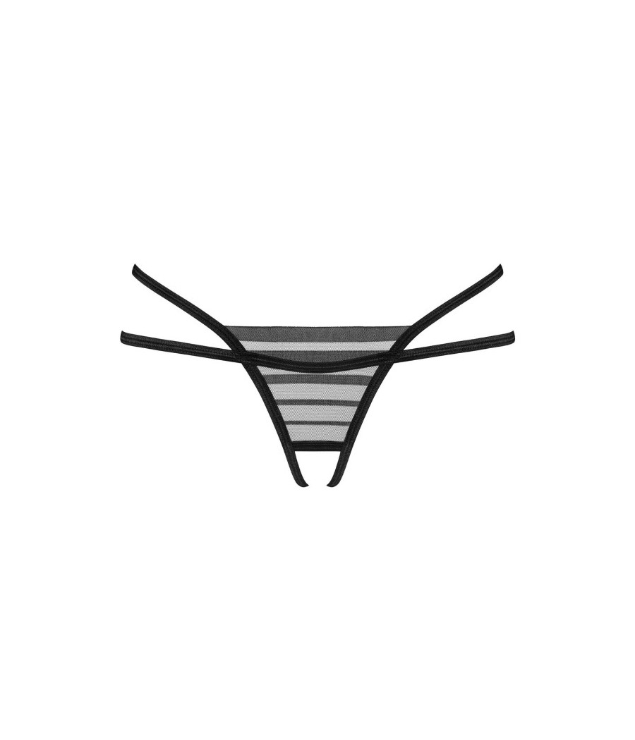 Lune Bellis string ouvert - Noir Lune Bellis string ouvert - Noir