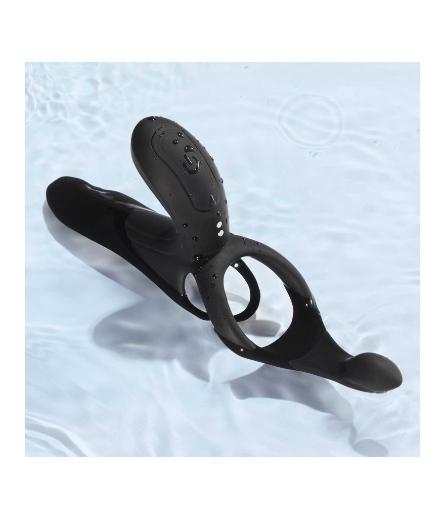 PLEASURE PIVOT Vibromasseur pour couples contrôlé par application - Noir