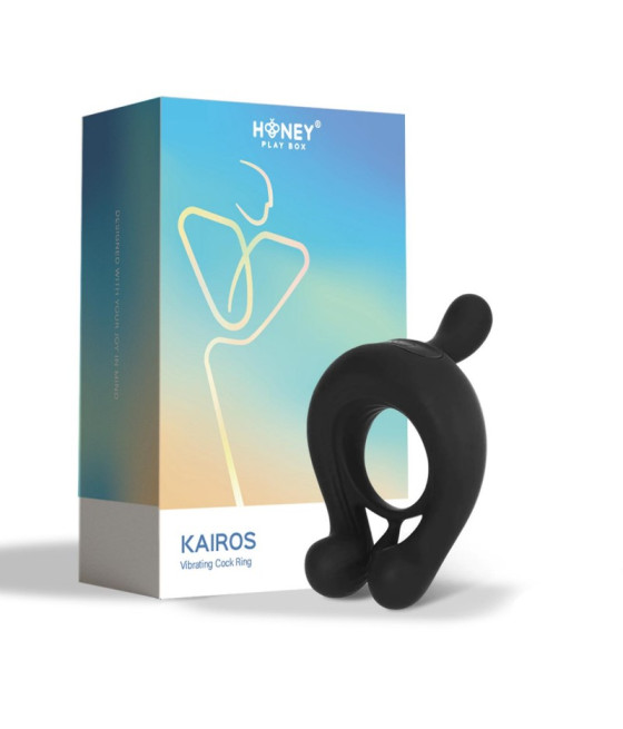 Kairos Anneau vibrant 3 points - Noir