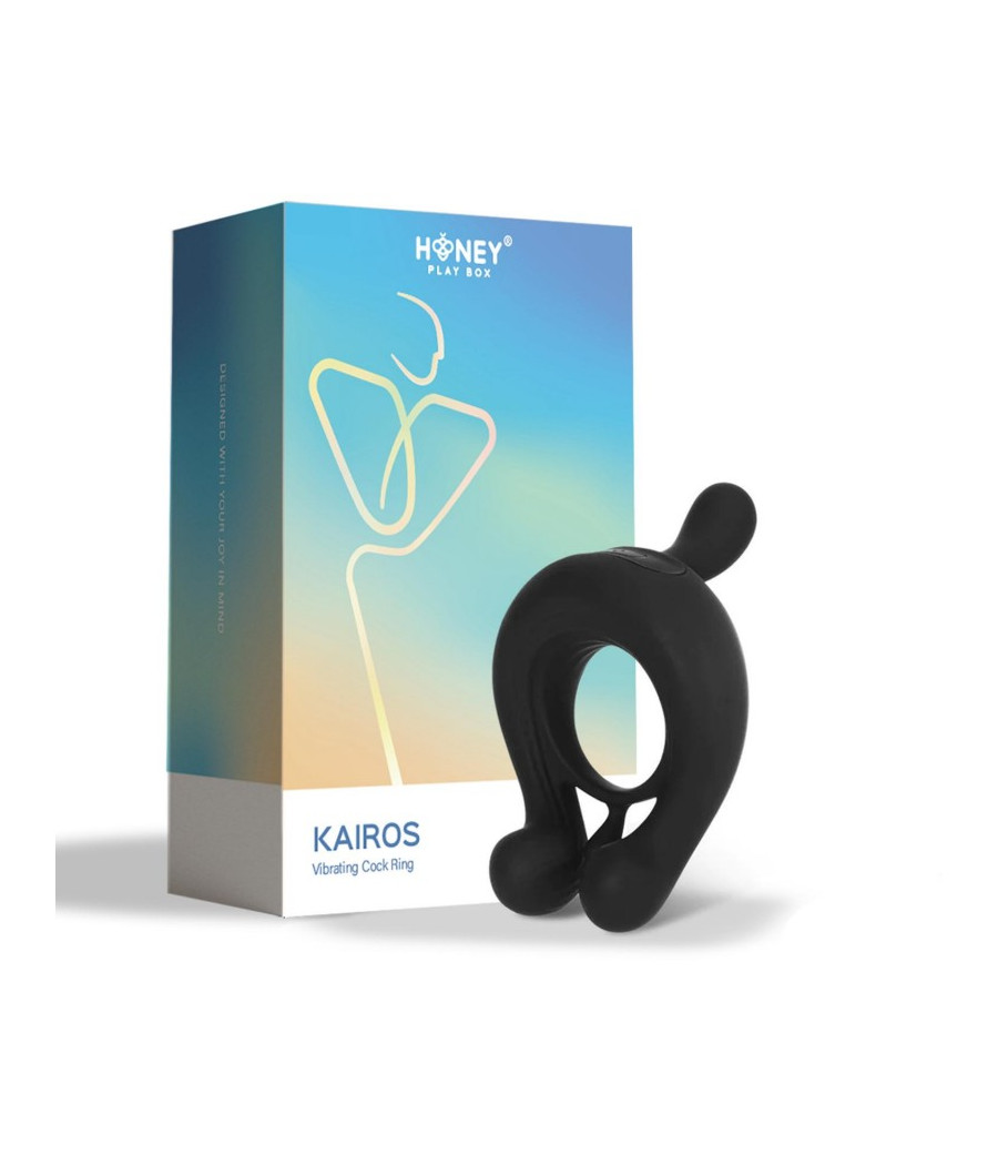 Kairos Anneau vibrant 3 points - Noir
