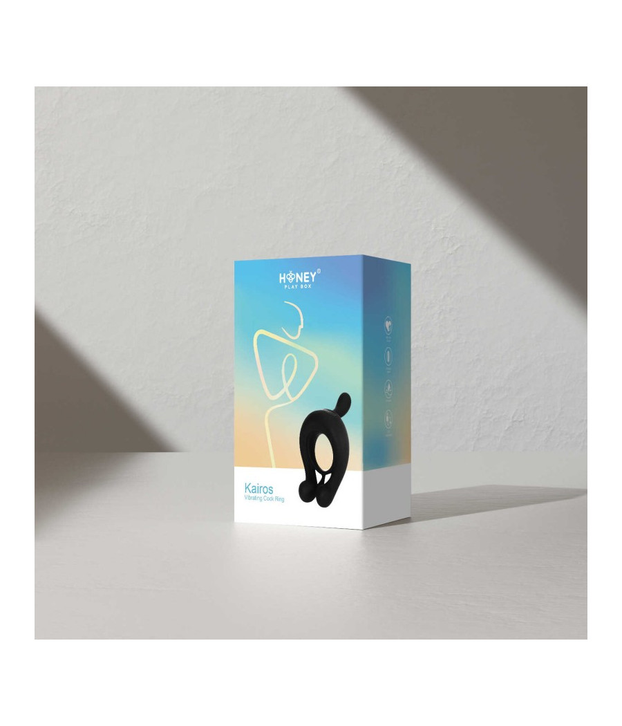 Kairos Anneau vibrant 3 points - Noir