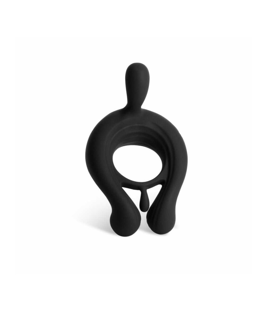 Kairos Anneau vibrant 3 points - Noir