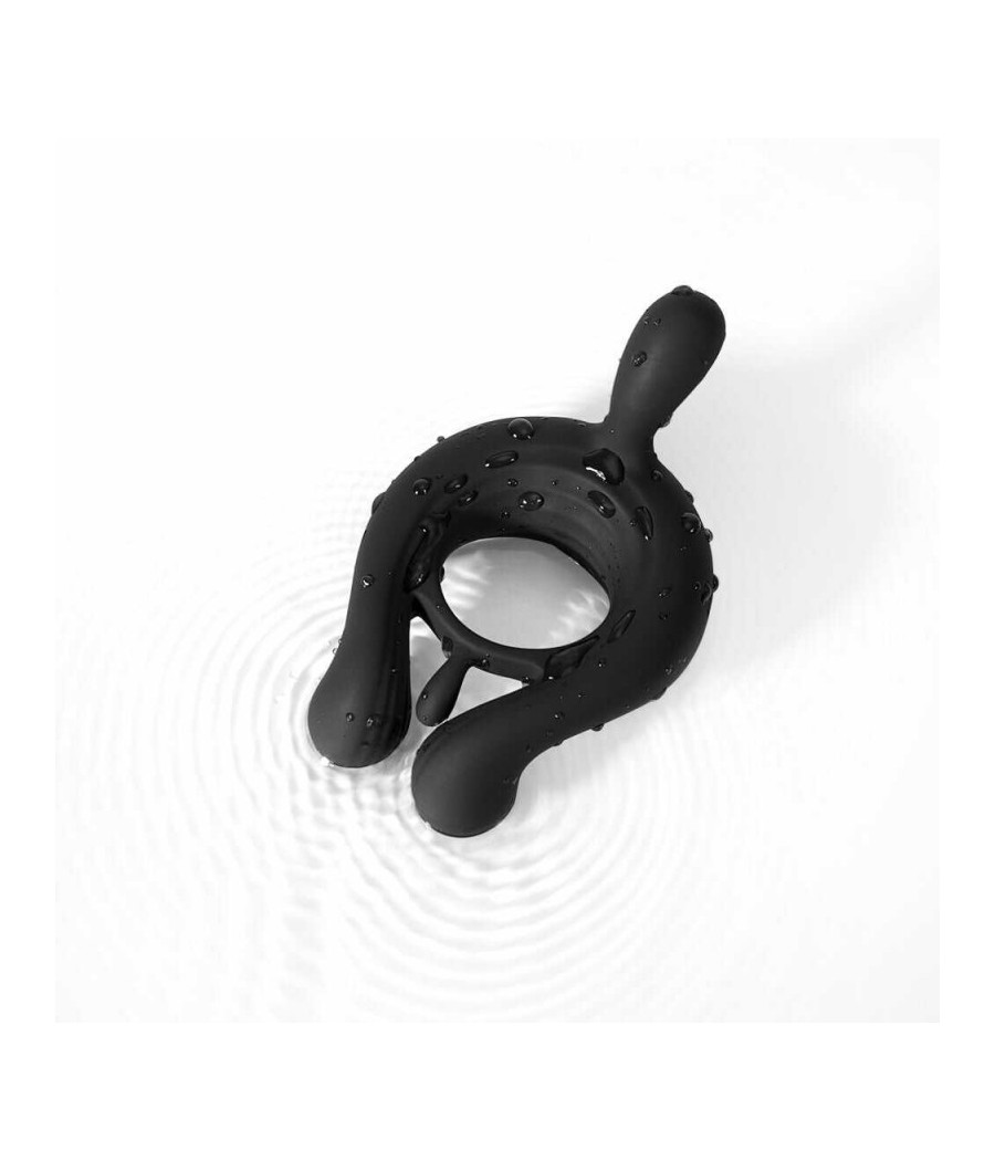 Kairos Anneau vibrant 3 points - Noir