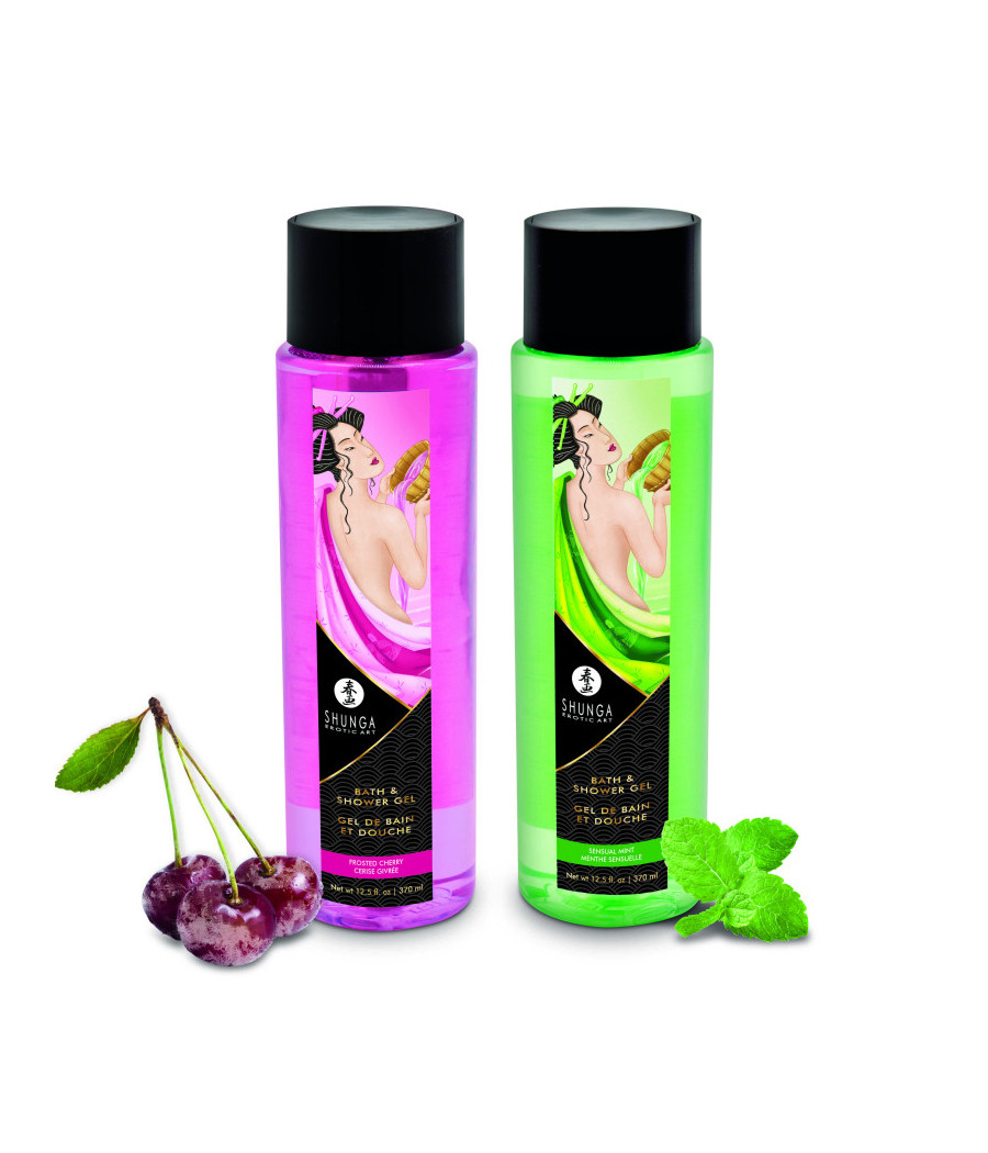 Gel de bain douche Shunga - Cerise givrée 370 ml