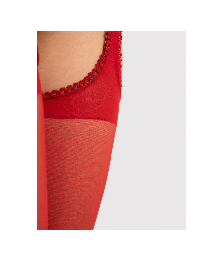 Amour Bas Jarretelles 20 DEN - Rouge