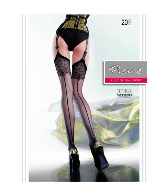 Edvige Bas 20 DEN - Noir