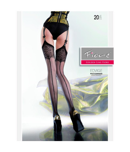 Edvige Bas 20 DEN - Noir