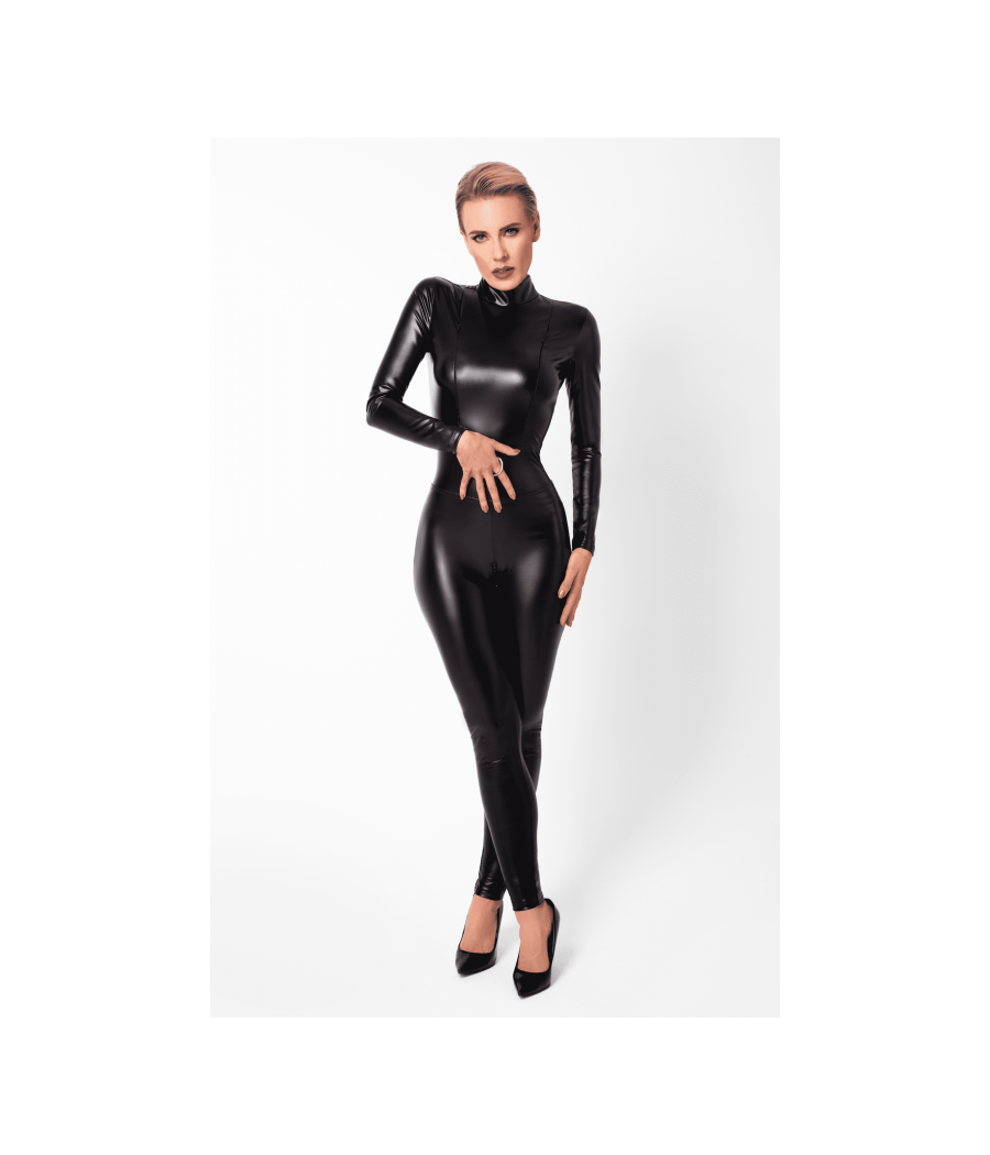 F319 Cage Combinaison avec fermetures à glissière et anneau