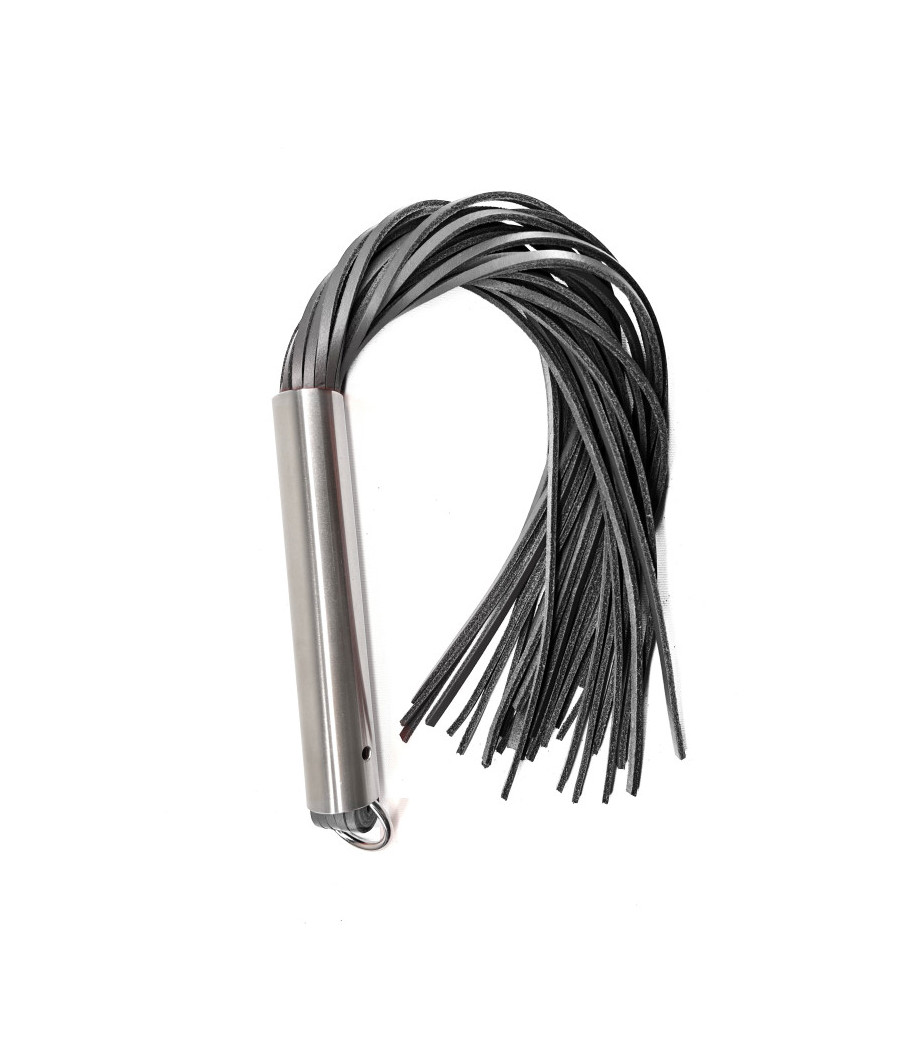 Martinet homme manche métal lanières en cuir SOUPLE