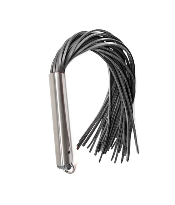 Martinet homme manche métal lanières en cuir RIGIDE