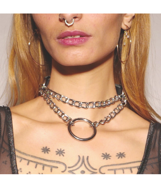 Collier étrangleur Silver