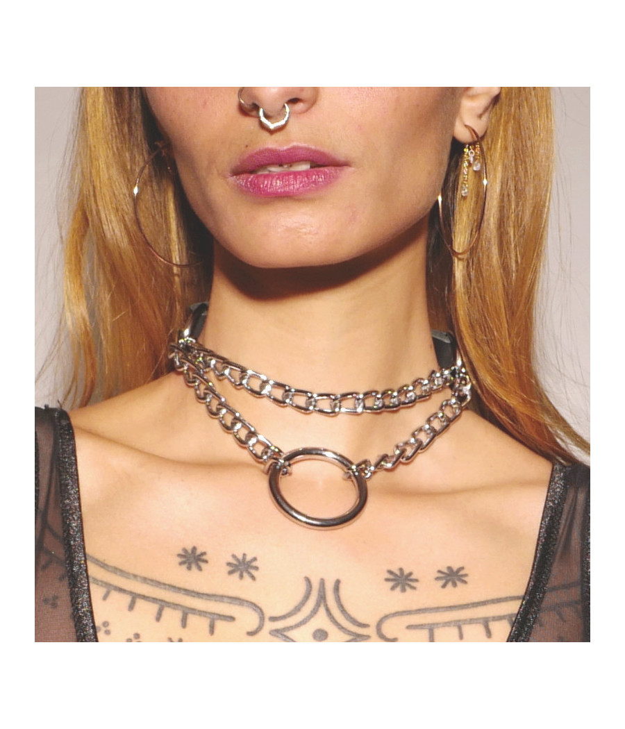 Collier étrangleur Silver