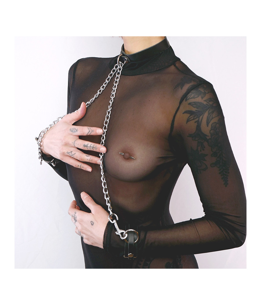 Collier  menottes Noir