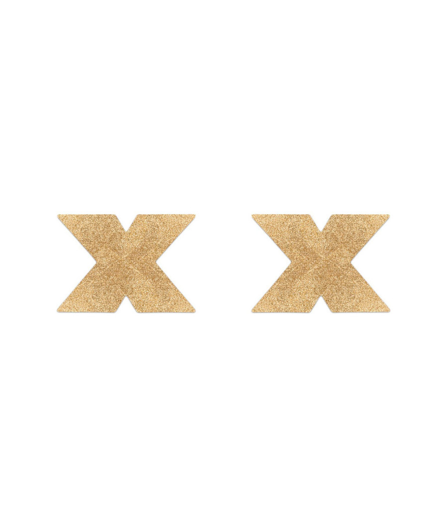 Flash - Cache-tétons Croix - Or