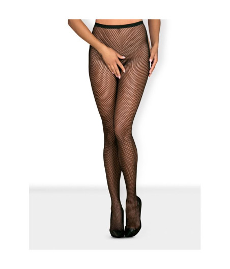 S233 Collants ouverts - Noir
