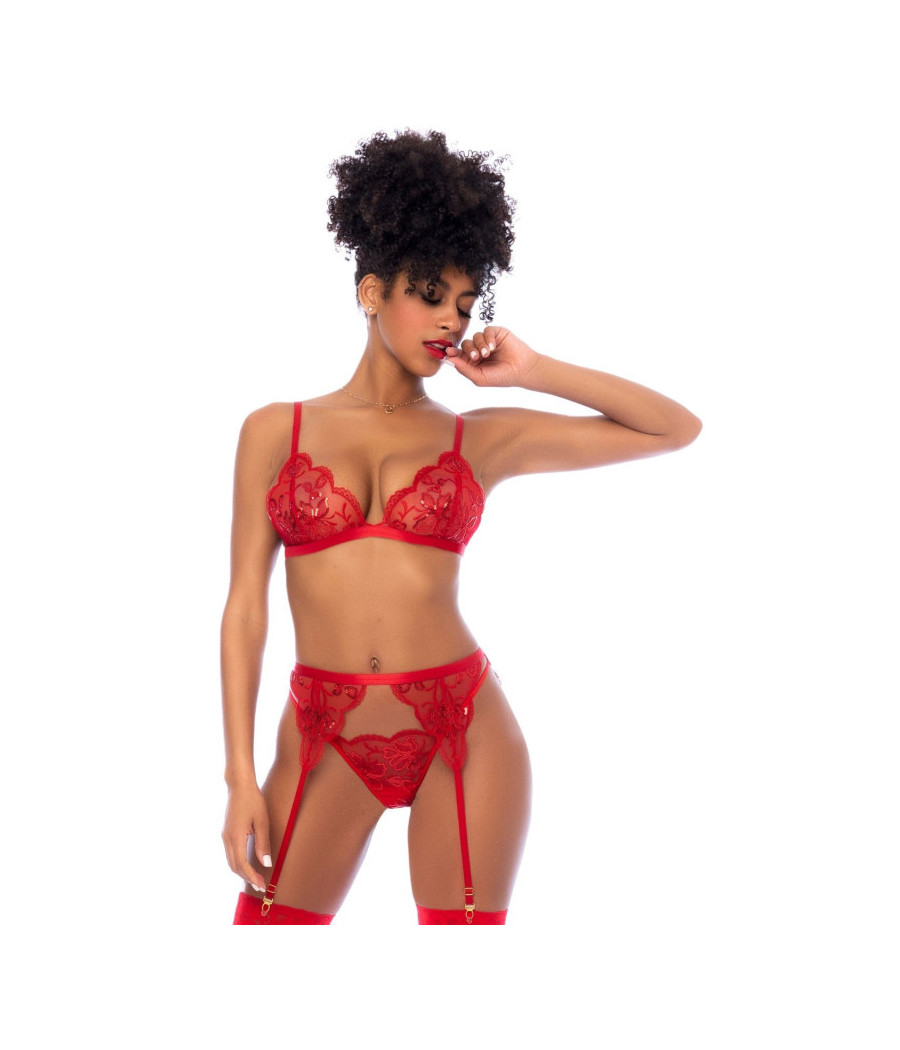 Ensemble 3 pièces rouge 