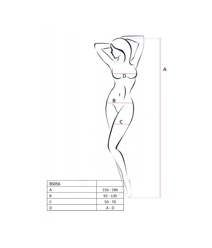 BS056R Bodystocking - Rouge