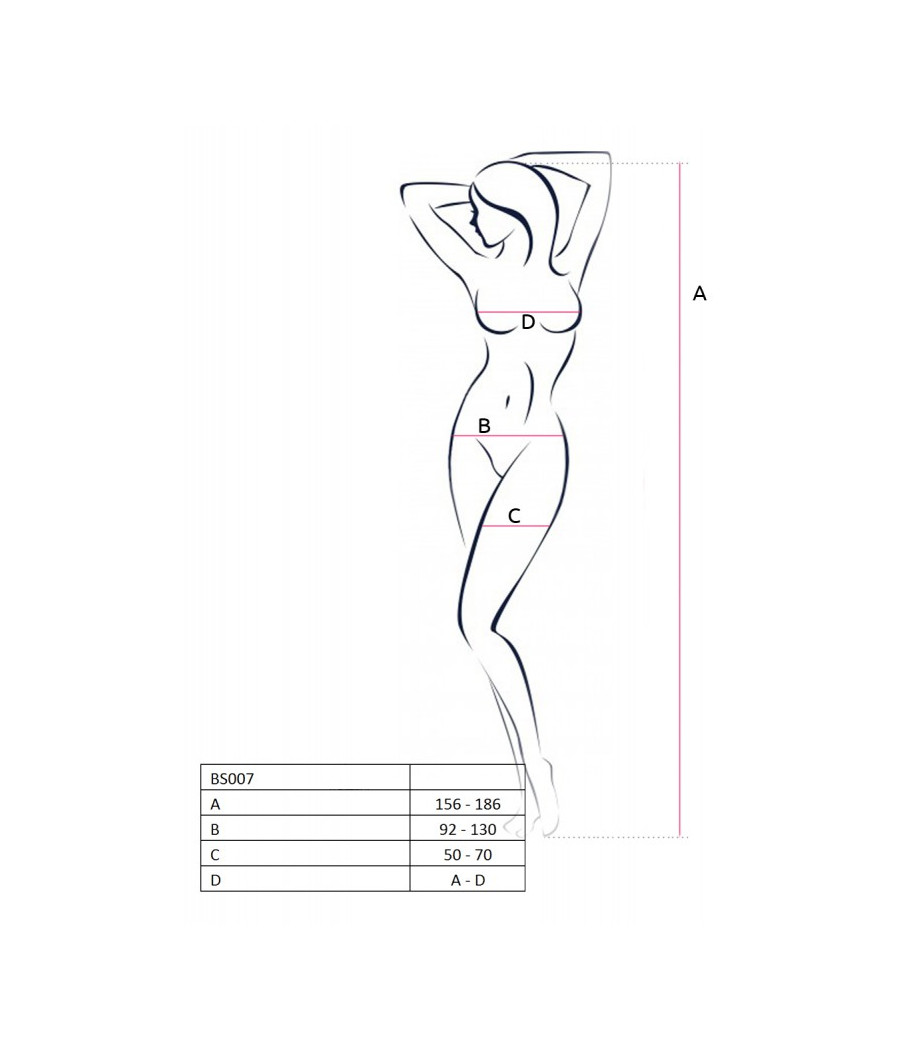 BS007 Bodystocking - Noir