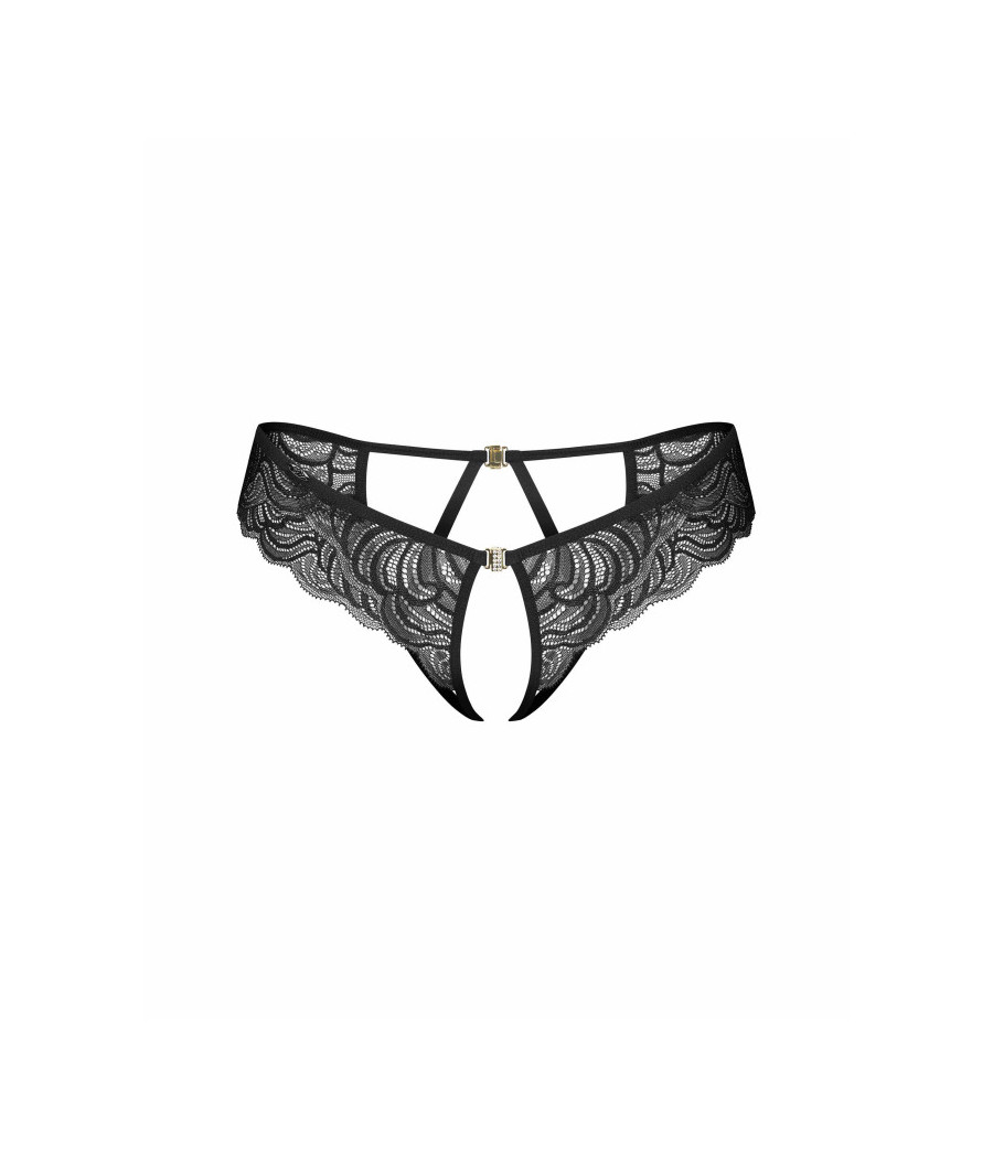 Divienne string ouvert noir