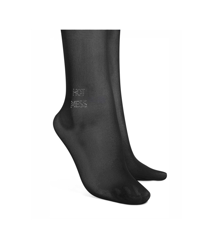 Norless MESS Collants ouverts noir