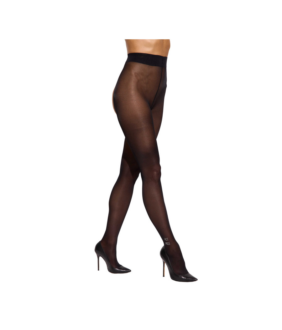 Norless MESS Collants ouverts noir