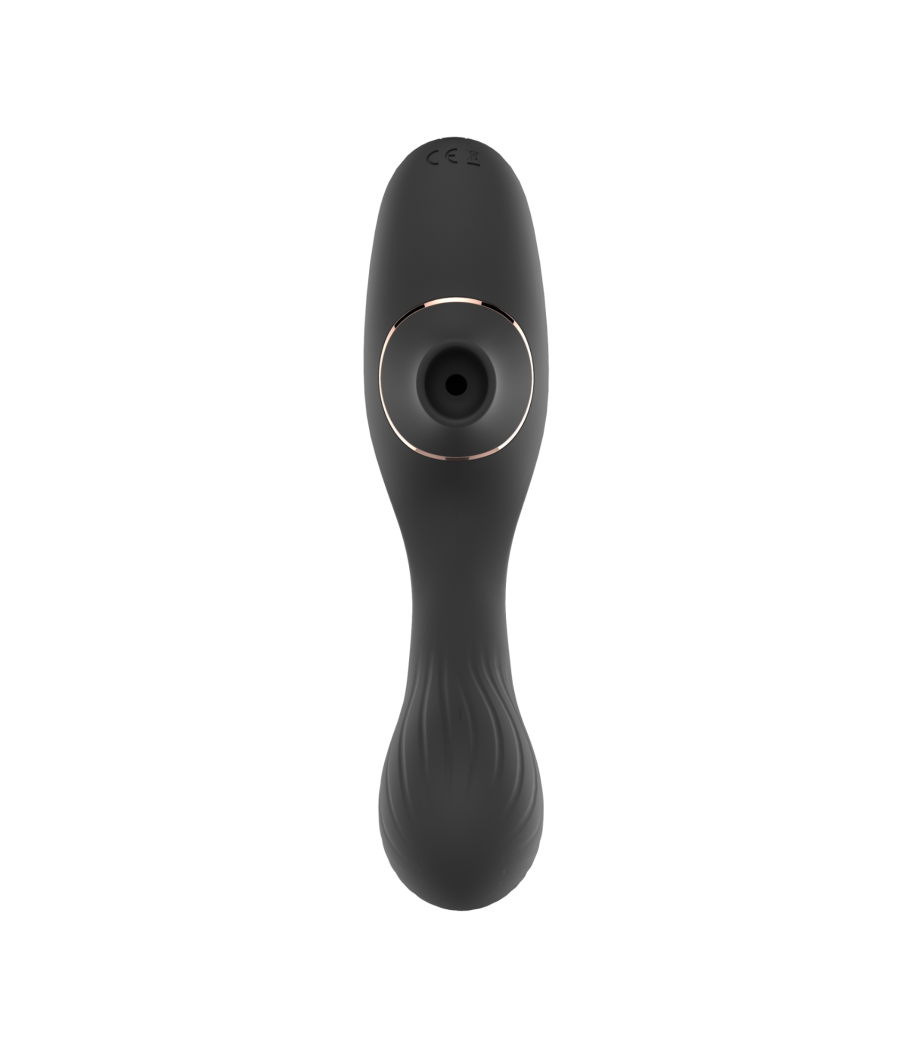 Stimulateur Clitoridien  Vibromasseur Point G 2-en-1 DINA Noir 