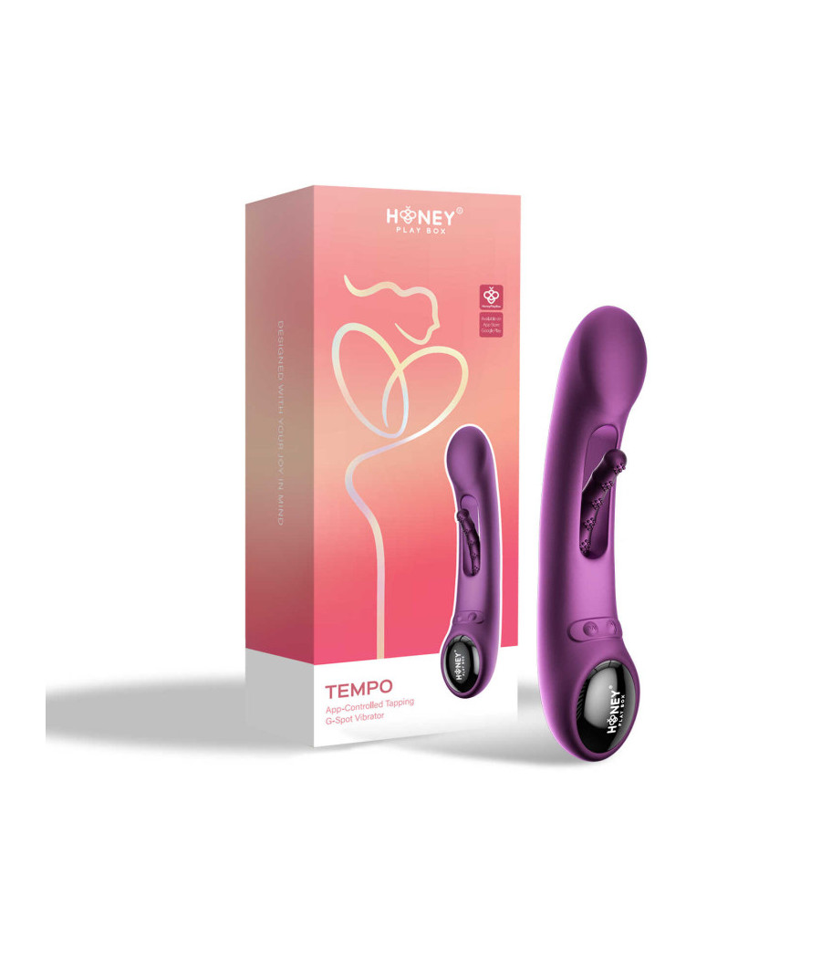 Tempo vibromasseur G-spot avec capteurs de pression et application