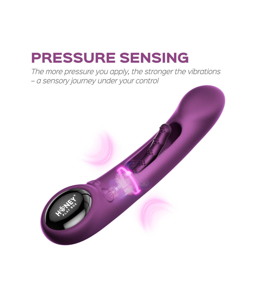 Tempo vibromasseur G-spot avec capteurs de pression et application