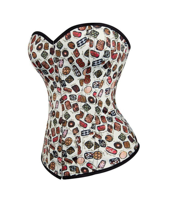 Corset Bustier imprimées de Gourmandise Sucré 